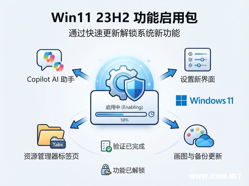 Win11 23H2功能启用包-将22H2升级到23H2 
