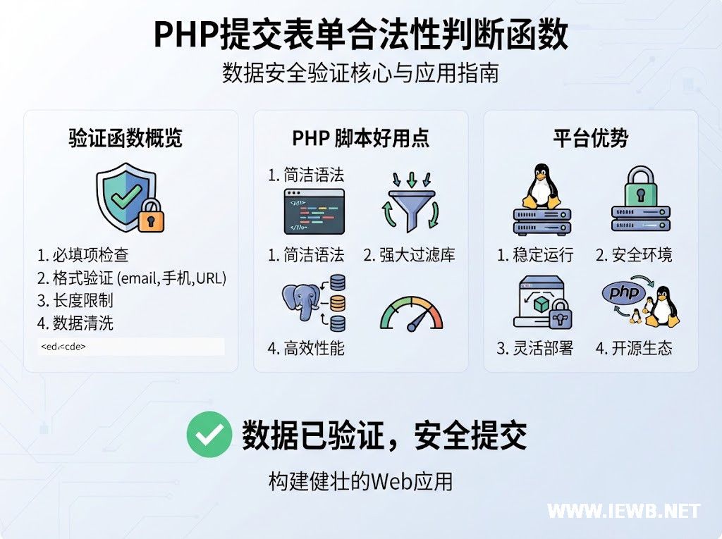 php提交表单合法性判断函数